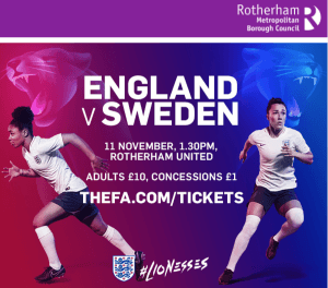 England will host Sweden