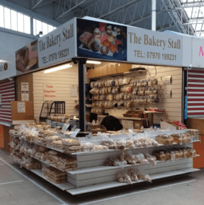 Delicious Baked Goods at Rotherham Market's Best Bakery Stall
