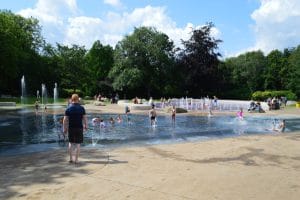 Kids Splashing Around at Clifton Park Water Park