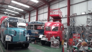 Vintage tram at the South Yorkshire Transport Museum