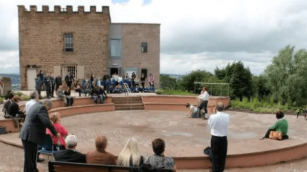 Boston Castle, a historic landmark in Rotherham, UK