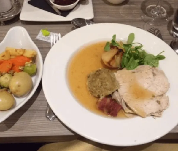 Delicious Meat, Potatoes and Vegetables at Wharncliffe Restaurant in Rotherham