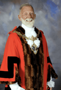 Portrait of Mayor Robert Taylor, Rotherham's visionary leader.