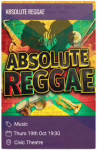 Absolute Reggae', an energetic performance resonating with the rhythms of reggae in Rotherham's vibrant theatre scene