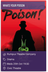 Watch Your Poison', a suspenseful play captivating audiences in Rotherham's vibrant theatre scene.